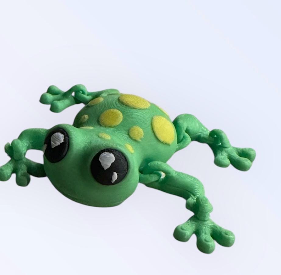 Adorable Pond Frog Figurine