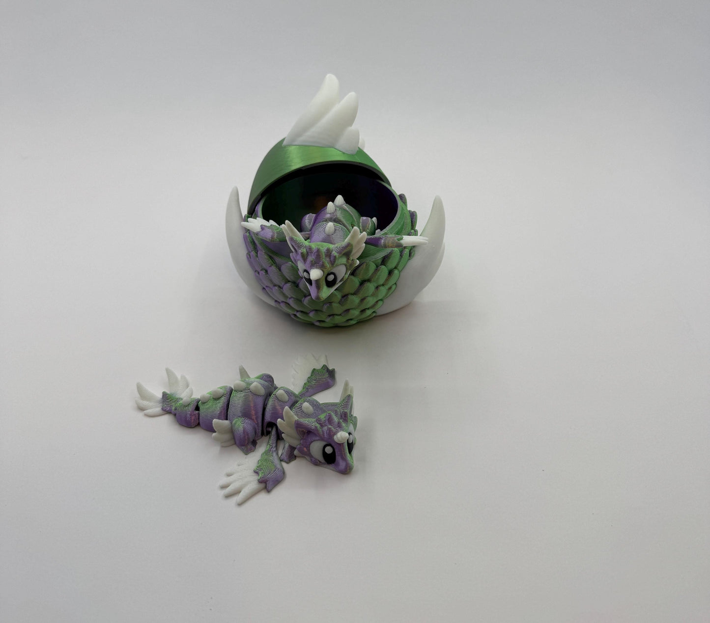 Unicorn Dragon Hatchling with Individual Egg