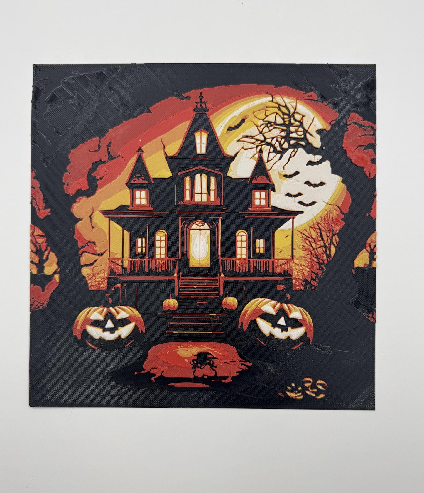 Halloween House Textured 3D Picture