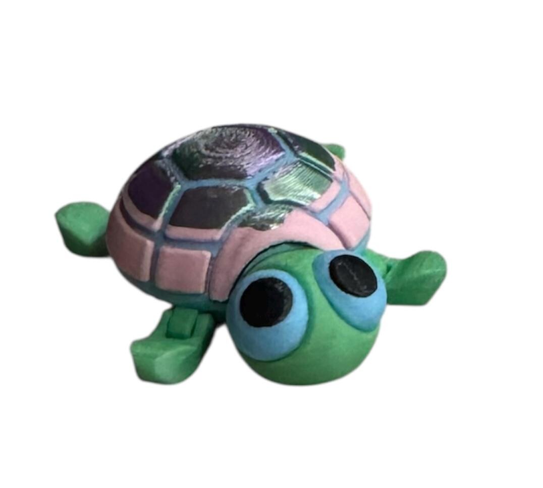 Cute Turtle Figurines - Unique 3D Printed Home & Garden Decor | Perfect Gift for Nature Lovers