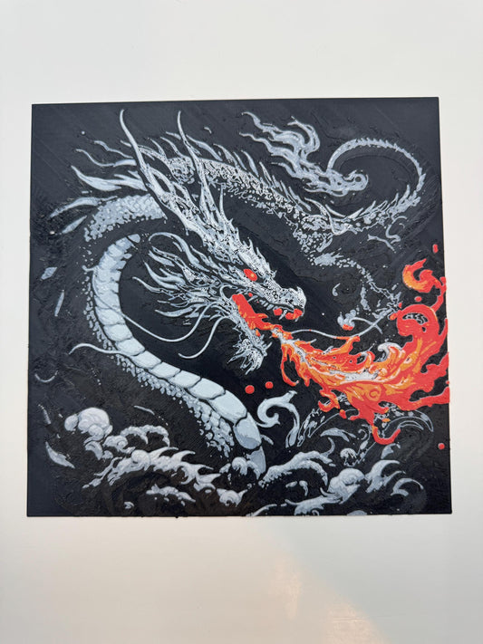 3d Dragon Textured Picture