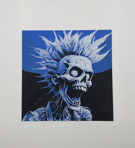 Screaming Skull 3d Picture