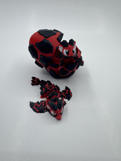 Lava Dragon with Induvial Egg