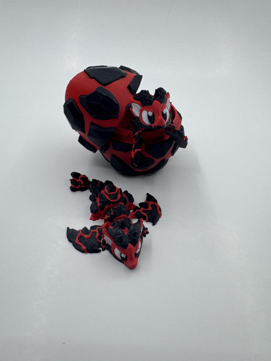 Lava Dragon with Induvial Egg