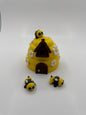 Bee House with 3 Bees Included