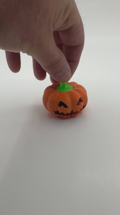 Spinning Pumpkin Figurine