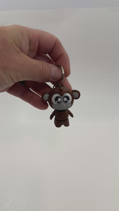 Adorable Monkey Keychain